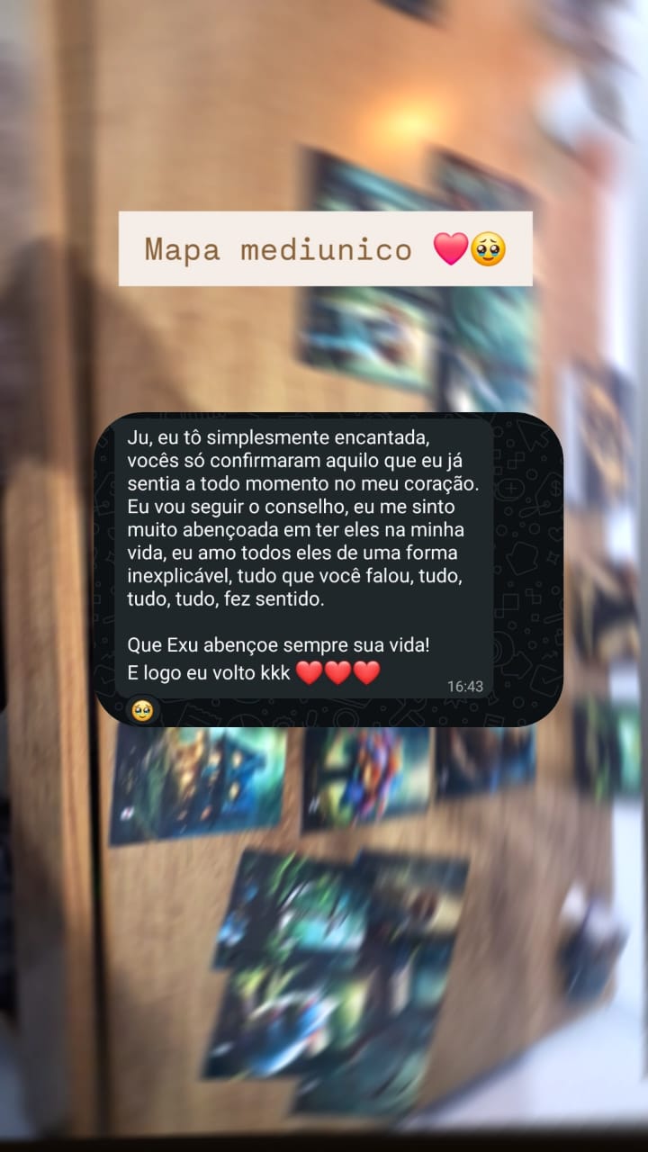 Print de feedback de cliente 8 enviado pelo WhatsApp