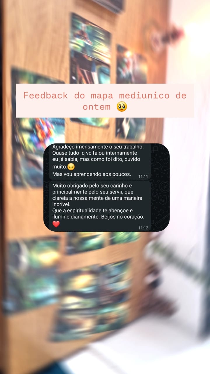 Print de feedback de cliente 3 enviado pelo WhatsApp