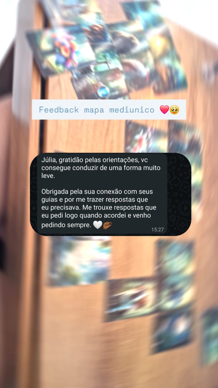 Print de feedback de cliente 5 enviado pelo WhatsApp