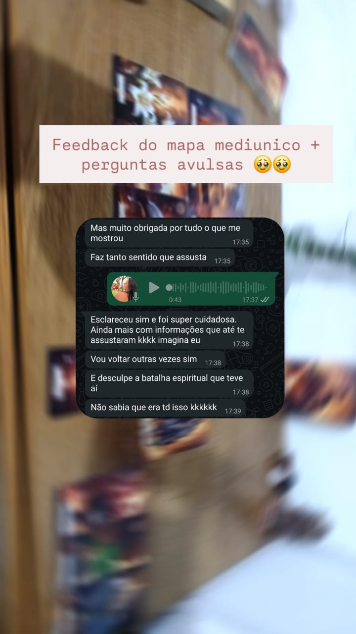 Print de feedback de cliente 6 enviado pelo WhatsApp